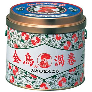 （まとめ） 大日本除蟲菊 金鳥の渦巻 かとりせんこう 30巻 缶入【×10セット】