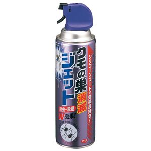 （まとめ） アース製薬 クモの巣消滅ジェット 450ml【×10セット】