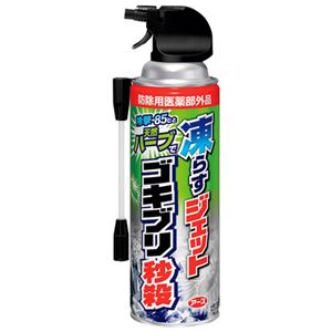 （まとめ） アース製薬 凍らすジェットゴキブリ秒殺 300mL【×5セット】