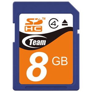 （まとめ） TEAM SDHCカード 8GB TG008G0SD24X【×10セット】