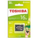 （まとめ） 東芝 microSDHCカード 16GB MSDAR40N16GB【×5セット】