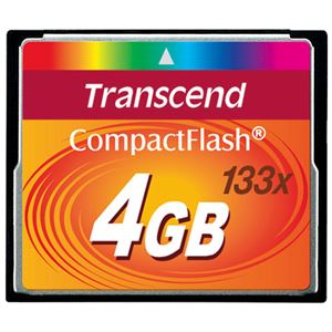 （まとめ） トランセンド コンパクトフラッシュ 4GB TS4GCF133【×3セット】