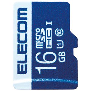 （まとめ） エレコム microSDHCカード 16GB MF-MS016GU11R【×5セット】