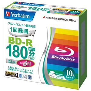 （まとめ） 三菱ケミカルメディア 録画用BD-R 10枚 VBR130RP10V1【×10セット】