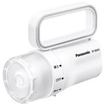 （まとめ） Panasonic 電池がどっちかライト BF-BM01P-W ホワイト【×5セット】