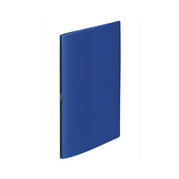 (まとめ) クリヤーブック10P N-8100-11 青 (×10セット) b04