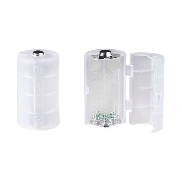 【商品名】 （まとめ）朝日電器 電池アダプター 2個入 ADA-031（×5セット） 【ジャンル・特徴】 単3形乾電池1個、2個、3個で、単1形乾電池として使用可 [ ADA-031 ] 関連ワード: