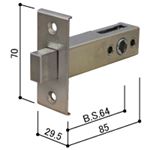 YKK YS HH-J-0603 補助錠ケース YS（シルバー）