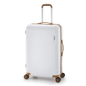 スーツケース/キャリーバッグ 【ホワイト】 90L 手荷物預け無料最大サイズ ダイヤル式 アジア・ラゲージ 『MAX SMART』 商品写真