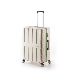 大容量スーツケース/キャリーバッグ 【パールホワイト】 96L 軽量 アジア・ラゲージ 『MAX BOX』 手荷物預け無料最大サイズ 商品写真