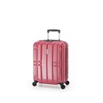 スーツケース/キャリーバッグ 【ピンク】 拡張式(40L+7L) 機内持ち込み可 ファスナー アジア・ラゲージ 『ALIMAX』