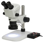 アームスシステム AR-Z65PSN-72 双眼ズーム式実体顕微鏡 小型ポール式架台 LEDリング照明セットI