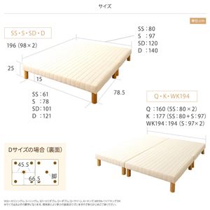 脚付きボトムベッド 15cm脚 クイーン(SS+SS)(ポケットコイルマットレス付き)『Neraberu』ネラベル アイボリー 脚付きマットレスベッド 脚付きボトムベッド 15cm脚 クイーン(SS+SS)(ポケットコイルマットレス付き)『Neraberu』ネラベル アイボリー 脚付きマットレスベッド
