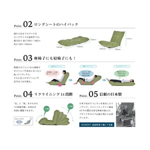 日本製 足上げ リクライニング リラックス 座椅子 リヨン ライトブルー 日本製 足上げ リクライニング リラックス 座椅子 リヨン ライトブルー