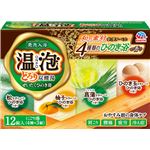 アース製薬 温泡とろり炭酸湯ぜいたくひのき浴12錠入 × 3 点セット