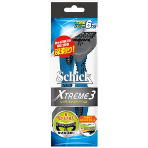 シック（Schick） エクストリーム3（6本入） × 3 点セット