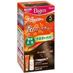 ホーユー ビゲン 香りのヘアカラー 乳液 5 ブラウン × 3 点セット