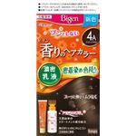 ホーユー ビゲン 香りのヘアカラー 乳液 4A アッシュブラウン × 3 点セット