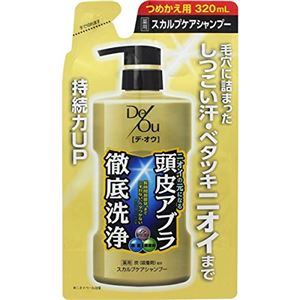 ロート製薬 デ・オウ 薬用スカルプケアシャンプー つめかえ用 320ml × 3 点セット