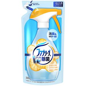 P＆G ファブリーズW除菌 やさしい柑橘系の香り つめかえ × 5 点セット