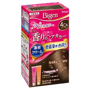 ホーユー ビゲン 香りのヘアカラー クリーム 4CA カフェブラウン × 3 点セット