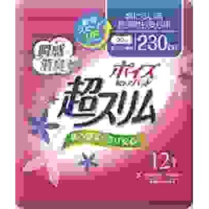 日本製紙クレシア ポイズ 肌ケアパッド 超スリム 特に多い時・長時間も安心用 12枚 × 3 点セット