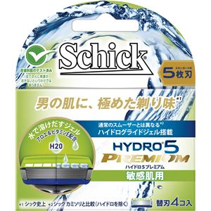 シック（Schick） ハイドロ5プレミアム 替刃 敏感肌用（4コ入）