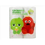 【ケース販売】 丸富製紙 ガチャピンムック3PLY4R × 12 点セット