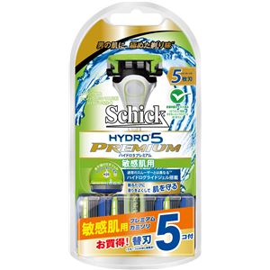 シック（Schick） ハイドロ5プレミアム敏感肌用コンボパック（替刃5コ付）