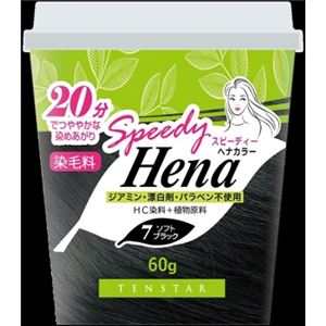 三宝商事 THH‐03 テンスター スピーディーヘナカラー ソフトブラック 60g × 3 点セット