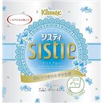 【ケース販売】 日本製紙クレシア クリネックス システィ 4ロール（ダブル）〈アリスブルー〉 取っ手つき × 10 点セット