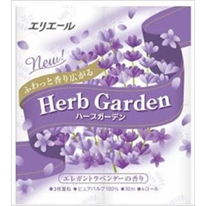 【ケース販売】 大王製紙 エリエールハーブガーデンラベンダー4R 3枚重ね × 12 点セット