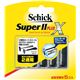(まとめ)シック(Schick) スーパー2プラス 替刃 5コ入 【×3点セット】