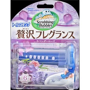 【ケース販売】 ジョンソン スクラビングバブルトイレスタンプぜいたくフレグランスラベンダーローズの香り × 12 点セット