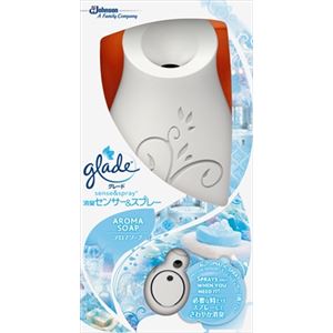 【ケース販売】 ジョンソン 消臭センサー＆スプレー デザインコレクション PEACEFULTIME アロマソープ 本体 × 6 点セット