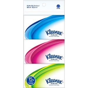 【ケース販売】 日本製紙クレシア クリネックスティシューポケット15コパック × 20 点セット