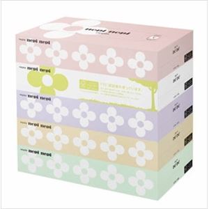 【ケース販売】 王子ネピア ネピネピティシュ160組*5個パック × 12 点セット