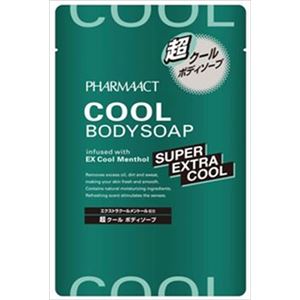 【ケース販売】 熊野油脂 ファーマアクト 超クールボディソープ 詰替 × 24 点セット