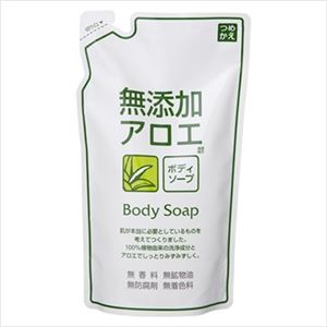 【ケース販売】 ロゼット 無添加アロエボディソープ詰替え 400ML × 12 点セット