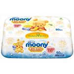 【ケース販売】 ユニ・チャーム ムーニーK手口まわりのウェットティッシュ本体50 × 12 点セット