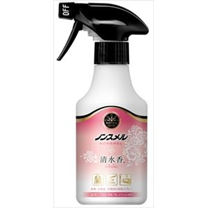 【ケース販売】 白元アース ノンスメル清水香 衣類・布製品・空間用スプレー フローラルフレッシュの香り 本体300mL × 12 点セット