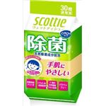 【ケース販売】 日本製紙クレシア スコツテイ ウエツトテイシユー 除菌 ノンアルコールタイプ 30枚 × 24 点セット