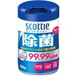 【ケース販売】 日本製紙クレシア スコツテイ ウエツトテイシユー 除菌 アルコールタイプ 100枚 × 12 点セット