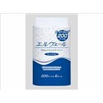 【ケース販売】 大王製紙 エルヴェールトイレットS200M6R × 8 点セット