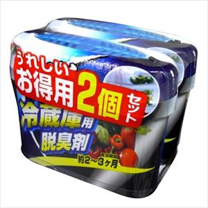 【ケース販売】 ウエルコ 炭の冷蔵庫用脱臭剤 2個セット × 20 点セット
