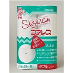 【ケース販売】 大王製紙 すずらんコアレス6ロールダブル × 10 点セット