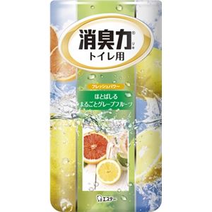 【ケース販売】 エステー 消臭力トイレ用 グレープフルーツ × 18 点セット