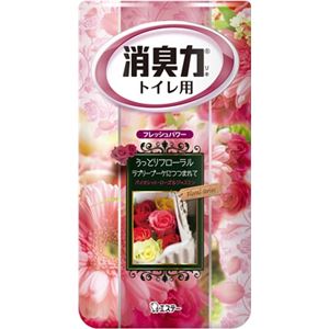 【ケース販売】 エステー 消臭力トイレ用 ラブリーブーケ × 18 点セット
