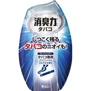 【ケース販売】 エステー 玄関・リビング用消臭力 タバコ用アクアシトラスさわやかな香り × 18 点セット