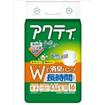 【ケース販売】 日本製紙クレシア アクティWで消臭パンツ長時間LーLL16枚 × 4 点セット